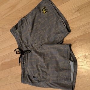 Sunga Life Men's Blue Swim Shorts (Blue/Yellow Trident)